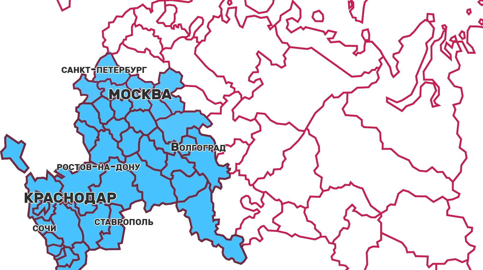 Карта в Бронницах